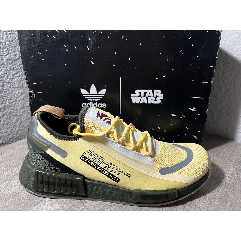 Adidas NMD‎ R1 Spectoo Star Wars Bossk Men's Sneaker Shoe Size 9 Yellow GX6792